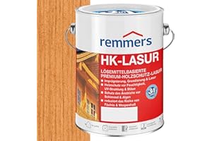 Remmers HK-Lasur pinie/lärche, 10 Liter, Holzlasur aussen, 3facher Holzschutz mit Imprägnierung + Grundierung + Lasur, Feuchtigkeit- und UV-Schutz