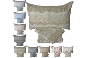 Luga COMPLETO LENZUOLA FLANELLA MORBIDA LETTO MATRIMONIALE 1 PIAZZA E MEZZA (UNA PIAZZA E MEZZA, LFM-5)