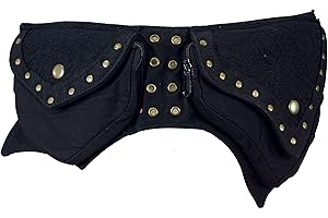 GURU-SHOP Festival Ethno Sidebag, Borsa da Cintura Nepal, Sacchetto Pancia Elfi - Verde Oliva, Unisex - Adulti, Cotone, Borse Laterali Cintura Borse