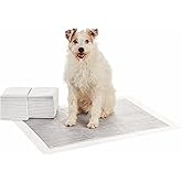 Amazon Basics Dog Puppy Training Pads with Carbon for Odour Control - Leak-proof Design with Quick Dry Surface - Extra Large 