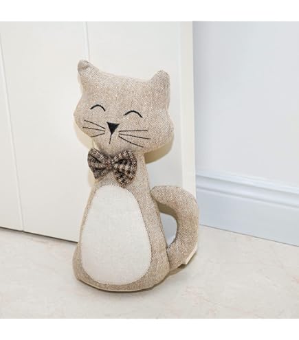 Lesser & Pavey Door Stops Faux Leather Cat Doorstop For Home & Office - View #6