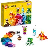 LEGO Classic Yaratıcı Canavarlar 11017-4 Yaş ve &Uuml;zeri i&ccedil;in 5 Canavar Mini Modeli İ&ccedil;eren Oyuncak Yapım Seti (140 Par&ccedil;a)