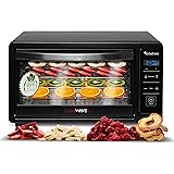 TurboTronic/digitaler Dörrautomat mit Edelstahlgitter / 14L klein/schwarz/Dörrgerät Edelstahl mit Timer, Temperaturregler, 5