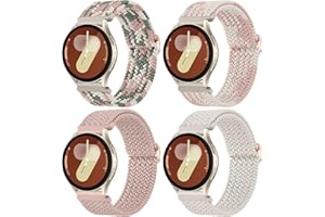 Oumida 4 Pack Elastic Solo Loop for Samsung Galaxy Watch 7 Straps 40mm/44mm Women Men, Soft Adjustable Stretchy Replacement Straps for Samsung Galaxy Watch 7/6/5/4/FE/6 Classic 43mm 47mm/5 Pro 45mm