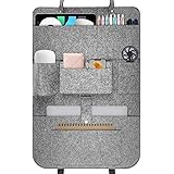 Firschoie Organizer da auto, Organizer per sedile auto per più tasche, Protezione dello schienale in feltro resistente, Organ