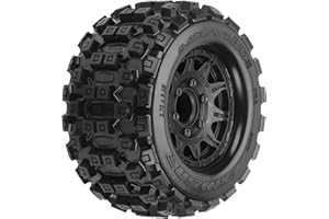 PROLINE 1/10 Badlands MX28 F/R 2.8" MT Tires MTD 12mm/14mm Black Raid (2)