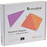 Nanoleaf Shapes Triangle Expansion Pack, 3 Triangoli LED Aggiuntivi RGBW, Applique da Parete Interno Modulari, Luci Led 16M C