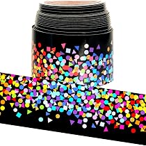Capoda Magnetbordüren Mit Konfetti-Design – 24 Stück, 5x30 Cm, Für Pinnwand & Whiteboard