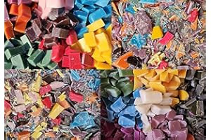 ‎HMH HMH Wachsreste 5 Kg Bunte Wachsbrocken Paraffin Kerzenreste Bruch für deinen Dauerbrenner Wachsstücke für Deine Wachsprojekte