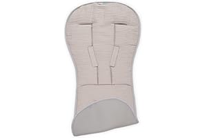 LIEBES VON PRIEBES 2-in-1 Mathilda Coolair Universal Protective Cover for Buggies and Prams, Cotton, Washable & Breathable, Reversible Summer Cover, from 6 Months