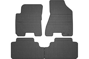 M MOTOS Alfombrillas de Goma para Hyundai Tucson I 2004-2009 Mejora tu Comodidad de Viaje con la Alfombrilla Antideslizante para Coche- Alfombrillas de Coche para Varias Estaciones