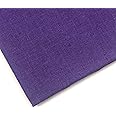 Plain 100% Cotton Fabric - 60 INCH Wide - 10 Colors by M&J® (Purple, 1 METRE)