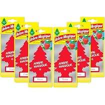 Arbre Magique Parfum Pin Glace - Désodorisant Longue Durée 45 Jours - Voiture, Maison, Bureau