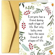 Best Friend Forever Card, Best Friend Birthday Card, Bday Card for ...