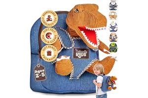 Naturally KIDS Backpack with Stuffed Animal Toys, Christmas Gifts for Kids, Birthday Gifts for Boys and Girls for 2, 3, 4, 5, 6, 7 Year Old