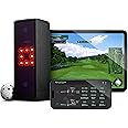 Square Golf Indoor Golf Launch Monitor, - Golf Simulator for Home with Realistic Practice & Accurate Feedback, High-Speed Camera, Ball Speed, Spin Rate, 3D Courses, Android/Apple/Windows Compatible