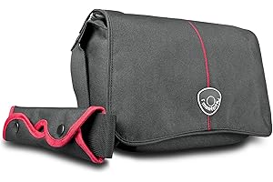 Mantona Torba na ramię do lustrzanki - czarna/czerwona