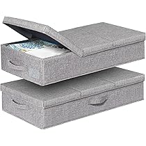 2 stuks onderbedcommode, opbergdoos voor onder het bed, opbergdoos met deksel 2 stuks onderbedcommode, opbergdoos voor onder het bed, opbergdoos met deksel