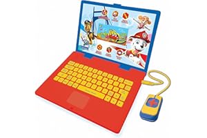 Lexibook Pat Patrouille Ordinateur Portable éducatif bilingue néerlandais/français, Jouet pour Enfant avec 130 activités d'apprentissage, Jeux et Musique, Bleu, JC798PAi10