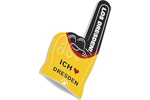 ‎HIGH FIVE FINGERS HIGH FIVE FINGERS My City Fahne Flagge Schaumstoff Hand für Fussball, Handball, Leichtathletik | Fanartikel für Spiele, Stadion und Events | One Size | 40 x 20 x 2,5 cm