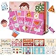 ASTARON Montessori Toys Busy Book for Toddlers Girls 3 4 5 6 Year Olds Preschool Educational Toys Girl Gifts for 3-5 Year Olds Boys Kids Autism Sensory Toys Travel Toys（Life Skills Theme