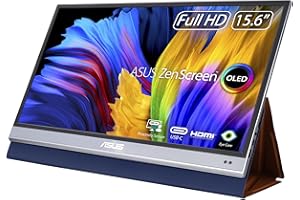 Asus Zenscreen Oled MQ16AH Laptop, Czarny/Srebrny, 15,6"