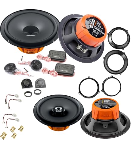 Kit 6 Altoparlanti Alpine Per Fiat Panda 2003-2012 – Anteriori E Posteriori Con Adattatori E Connettori Inclusi