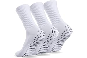 Alaplus Skarpety do piłki nożnej Grip skarpety piłkarskie [oddychające i odporne na pot] antypoślizgowe skarpety sportowe, antypoślizgowe skarpety trekkingowe z wyściółką