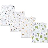 The Boo Boo Club Organic Cotton Baby Jhabla | Pack of 4...