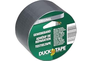 Ducktape 106-00 Bande de tissu, 5 m, Argent