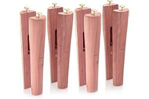 HOUNDSBAY Cedar Boot Tree Shaft Shaper, Tall Boot Inserts Shape Holders - Boot Trees, Stand for Men & Women