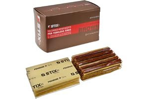 Stix 50x Vulkaniseringsremsor för däckreparation, 6 mm, för bil och lastbil