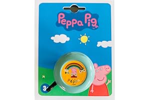 KINDPACK Bike Fashion Peppa Pig Sonnette unisexe pour enfant, rouge, taille unique