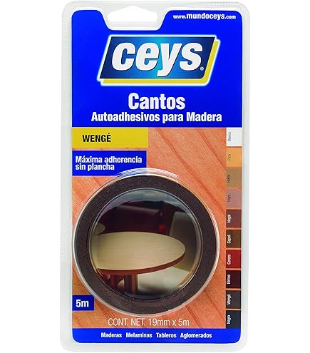 Cinta De Canto Melamina Blanca 18mm X 6m | Autoadhesiva Para Muebles Y Estantes