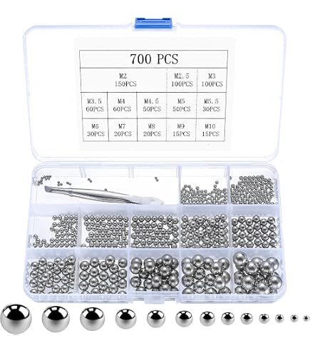 350 Billes Acier Carbone 4mm - Roulements De Précision Pour Roues Vélo, Skate Et Mécaniques