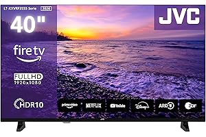 JVC Fernseher 40 Zoll Fire TV Full HD Smart TV HDR Fernseher mit Alexa Sprachsteuerung und Triple Tuner, LED TV LT-40VRF3555 (2026)