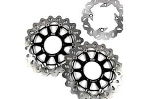 Arashi Front and Rear Brake Discs Rotors for VTR 1000 SP1 RC51 2000-2004 Motorcycle Accessories Brake Disks VTR1000 2001 2002 2003 Black CBR1000RR