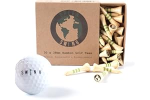 Green Swing 38mm Bamboo Golf Tees