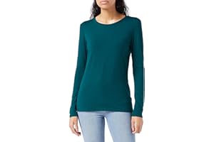 Amazon Essentials Camiseta de Cuello Redondo y Manga Larga de Corte Estándar (Disponible en Tallas Grandes) Mujer