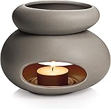 Tescoma 906832.43 Fancy Home Diffusore di Aromi, Ceramica Smaltata, Grigio, 1 Pezzo