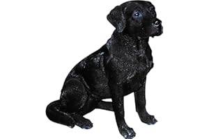 EAAGLO Vivid-Arts-Real-Life-Figur Labrador, schwarz, Grüße L