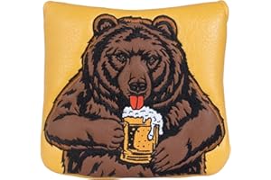 LZFAN Golf Club Head Cover Golf Head Cover Driver Headcover Fairway Wood Headcover Hybrid Club Head Cover