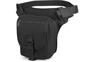 Huntvp Pernera Moto Militar Bolsa Pierna Moto Impermeable Riñoneras Hombre para Caza Correr Senderismo Ciclismo Camping