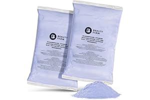 BF BEAUTY FARM 2x Blondierpulver blau, staubfrei, Blondierung (2x500g) ANTI-YELLOW MOLECULES