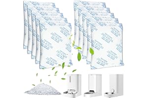 Haliya 10 pezzi di Essiccante per di ricambio per alimentatori intelligenti, per gatti Petkit 5L, ricambio essiccante per distributore automatico cibo gatti, alimenti, baratto