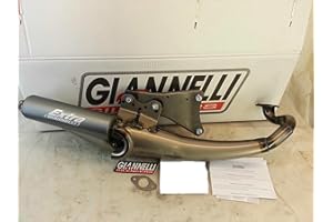 GIANNELLI MARMITTA SCOOTER EXTRA V2 MALAGUTI F10 J.L. 93/01 OMOLOGATA CEE E 13 0239-SIL. ALLUM INIO ANODIZZATO