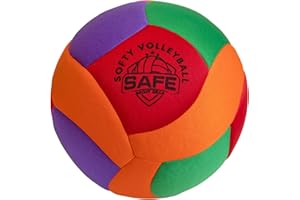 Safe Sport Gear Softy Volleyball - Balón de Voleibol Súper Suave Diseñado para un Juego sin Dolor - Increíble para Niños con Sensación y Rebote Realistas Entrenamiento