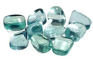CrystalAge Pietra di ossidiana blu (20-25 mm) – Confezione da 5