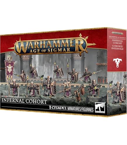 Warhammer Age Of Sigmar - Helsmiths Of Hashut : Bull Centaurs / Oint Sentinelles - Kit 3 Miniatures En Plastique