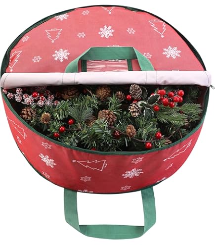 Kunstmatige kerstboom opbergtas van stof, 80 - 120 cm, dubbele